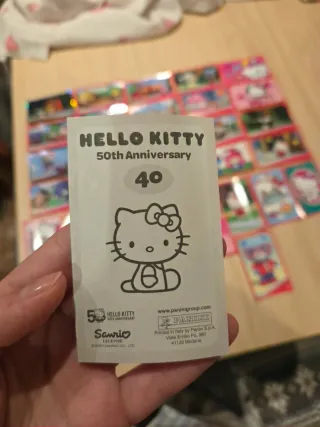 Cromos originales Hello Kitty 50 Aniversario