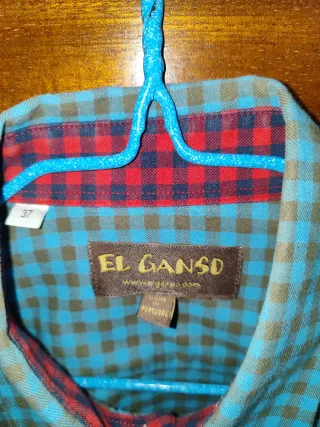 Camisa El Ganso Cuadros Azul