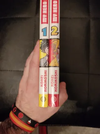 Tomos 1 y 2 de My hero academia
