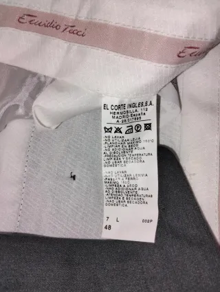 Traje Emidio Tucci gris sin estrenar. Talla 48. L