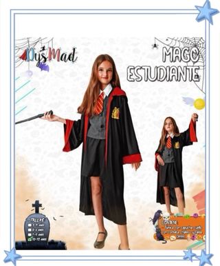Disfraz Maga Estudiante Talla 10-12