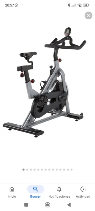 Bicicleta Spinning NordicTrack GX 3.9