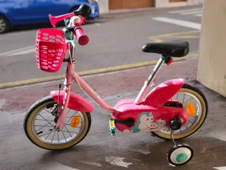 Bicicleta infantil Btwin 14 unicornio