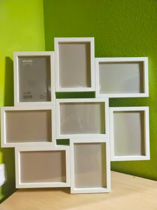 Marco múltiple fotos VÄXBO IKEA blanco
