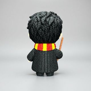 Figura Harry Potter tejido crochet 3D