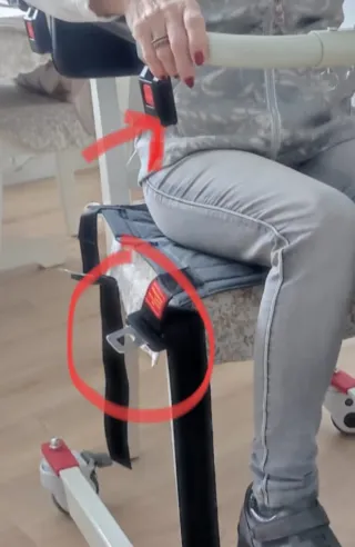 Silla de transferencia grúa para discapacitados