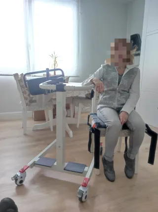 Silla de transferencia grúa para discapacitados