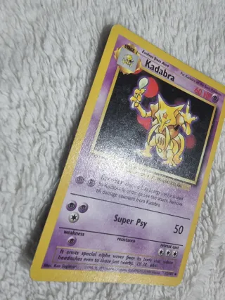 Carta Pokémon Kadabra 32/102