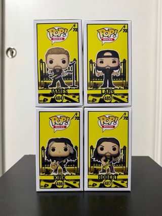 Pack 4 Funko POP! Metallica 72 Seasons