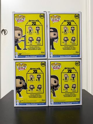 Pack 4 Funko POP! Metallica 72 Seasons
