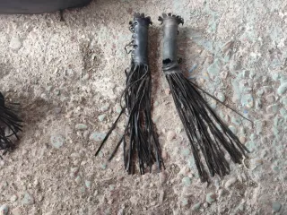 Alforjas KEN ROD Cuero Negro Moto Cruiser