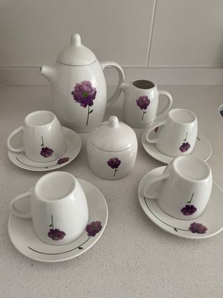 Juego de café porcelana