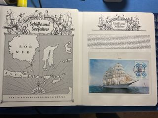 Raccoglitore francobolli navi e navigatori