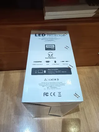 Proyector HDMI con Soporte Techo y Caja
