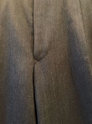 Pantaloni Uomo Lana Vergine Tg L Grigio