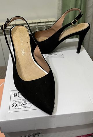 Tacones negros talla 38