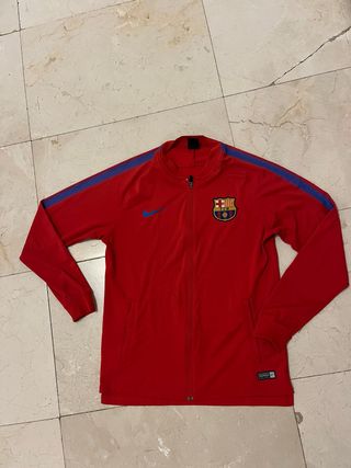 Sudadera Entrenamiento FCB Nike Roja