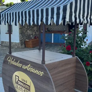 Carro Helados Italiano Madera Pernigotti