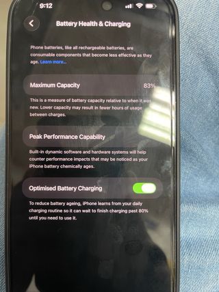 iPhone 14 Pro Max Negro 128GB 83% Batería