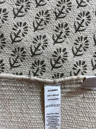 Alfombra Algodón Estampada 100x100
