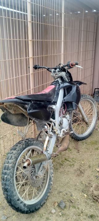 Moto de cross sin papeles,