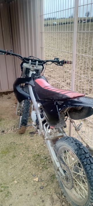 Moto de cross sin papeles,