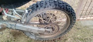 Moto de cross sin papeles,