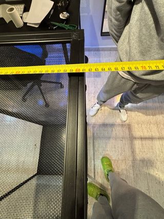 Terrario para reptiles negro