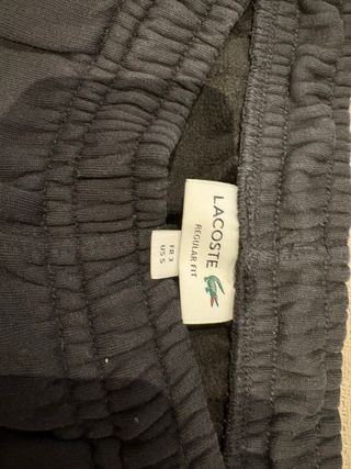 Pantalón corto Lacoste negro hombre