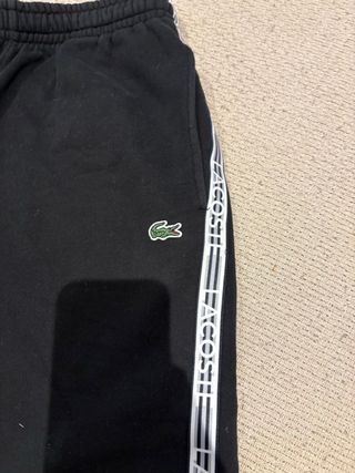 Pantalón corto Lacoste negro hombre