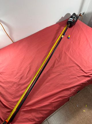 Bastón con máscara demonio atrezzo