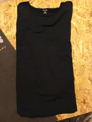 3 Camisetas Manga Larga Niña Blanca, Negra y Gris.