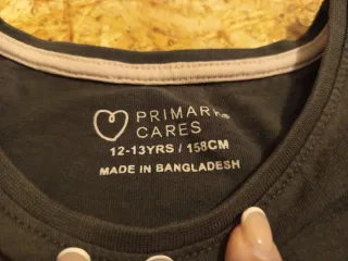 3 Camisetas Manga Larga Niña Blanca, Negra y Gris.