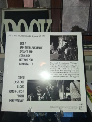 Pearl Jam Vinile Live at Self Pollution Radio