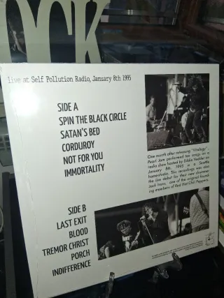 Pearl Jam Vinile Live at Self Pollution Radio