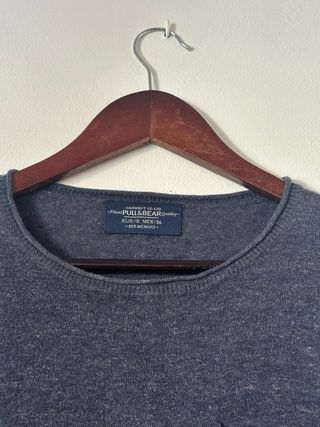 Jersey Pull&Bear azul con bolsillo
