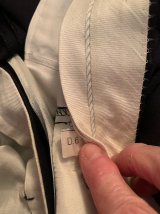 Pantaloni uomo sartoriali tg L neri drop 6