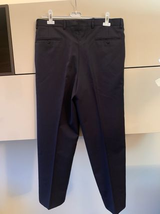 Pantaloni uomo sartoriali tg L neri drop 6