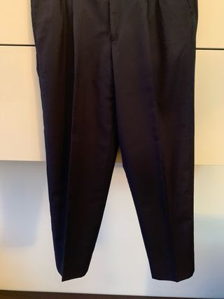 Pantaloni uomo sartoriali tg L neri drop 6