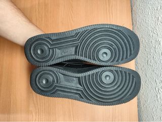 Nike Air Force 1 Talla 43 Hombre Negras