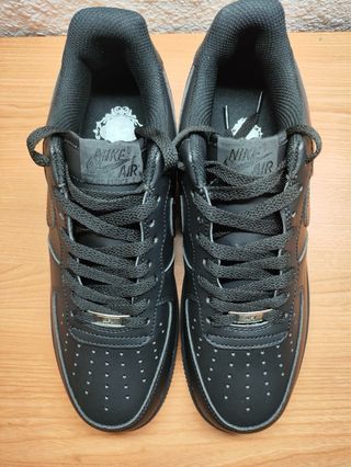 Nike Air Force 1 Talla 43 Hombre Negras