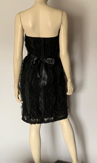Vestido Vintage Alta Costura Negro