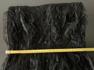 Vestido Vintage Alta Costura Negro