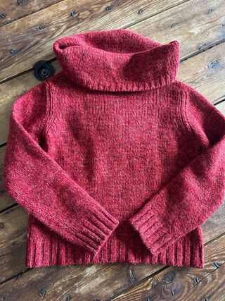 Jersey Massimo Dutti Rojo Lana Corto