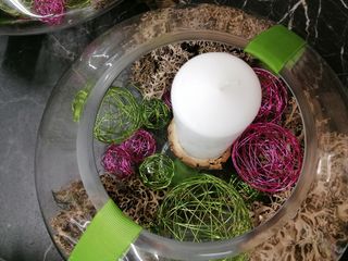 3 centrotavola vetro spesso