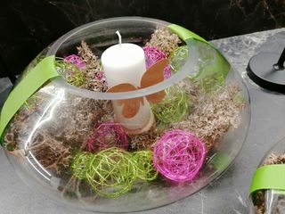 3 centrotavola vetro spesso