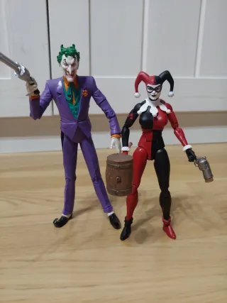 Figuras Joker y Harley Quinn Articuladas
