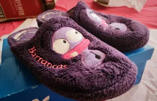 Pantuflas El Hormiguero violeta Talla 39-40