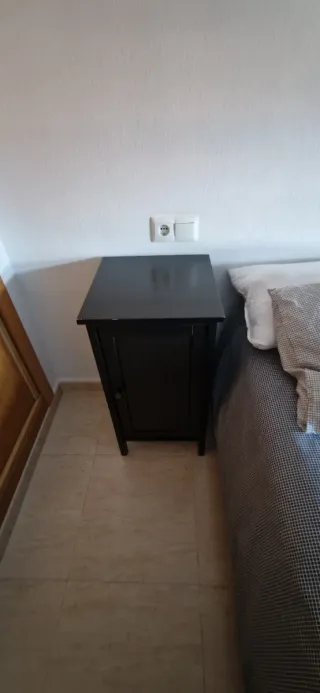 Armario/Mesita auxiliar negro bajo