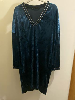 Vestido Terciopelo Zara Talla (S)